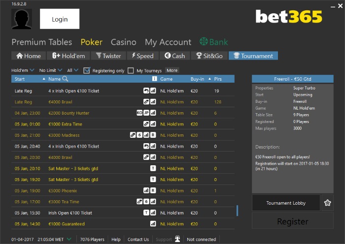 bet365 Poker - Poker Software